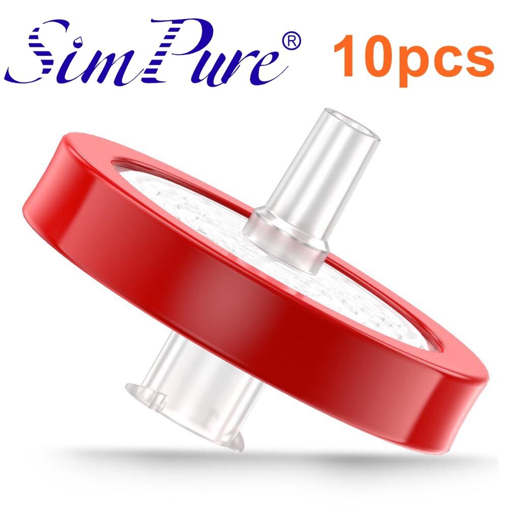 25mm PTFE Syringe Filter0.45μm Hydrophobic,NonSterile for HPLC,GC,Air/Gas Filter