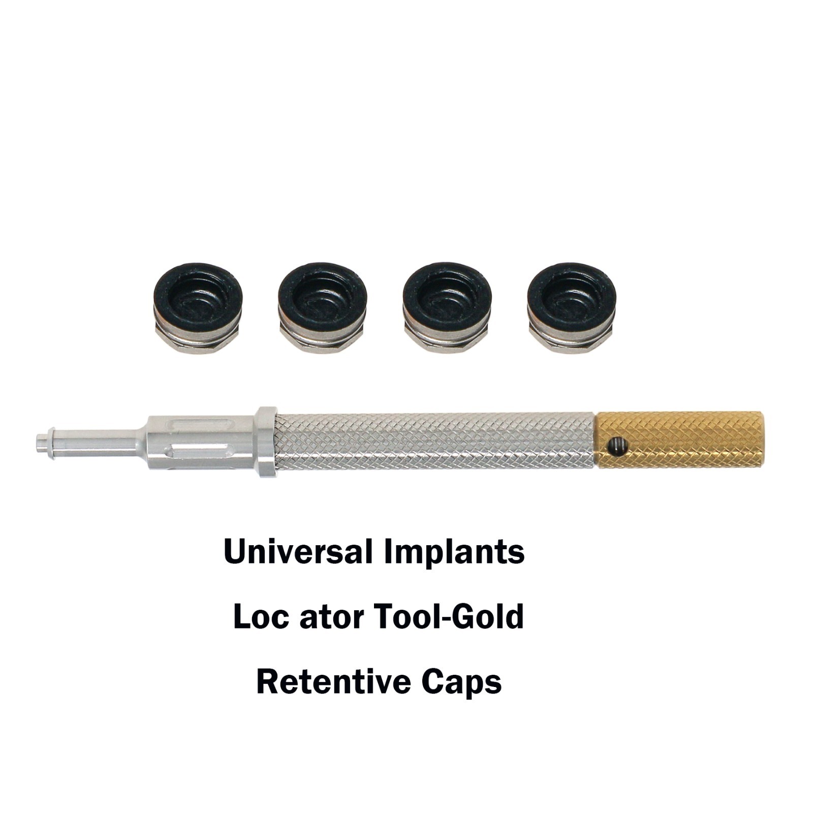 US Zimmer TSV/Mis Screw-Vent 3.0mm GH Ø3.5 Implant Overdenture Locator Abutment