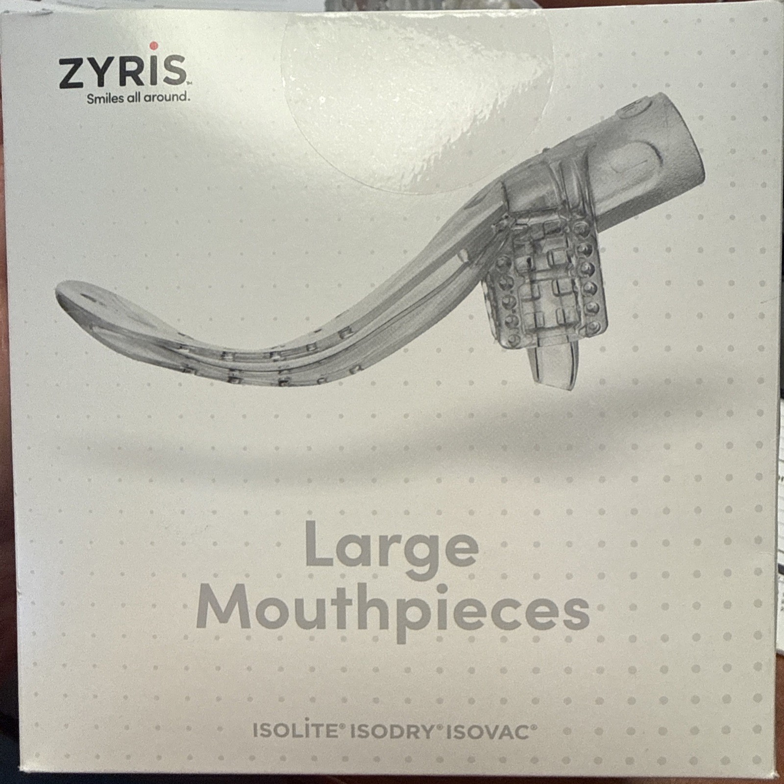 2 Boxes Zyris Isolite Isodry Isovac Large Mouthpieces for Dentistry Use
