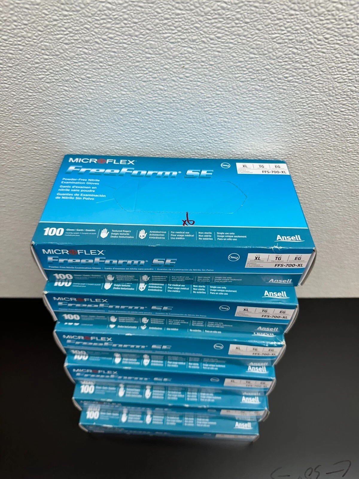 Ansell MICROFLEX FreeForm XL SE FFS-700-XL Nitrile Gloves Lot Of 6 PKS