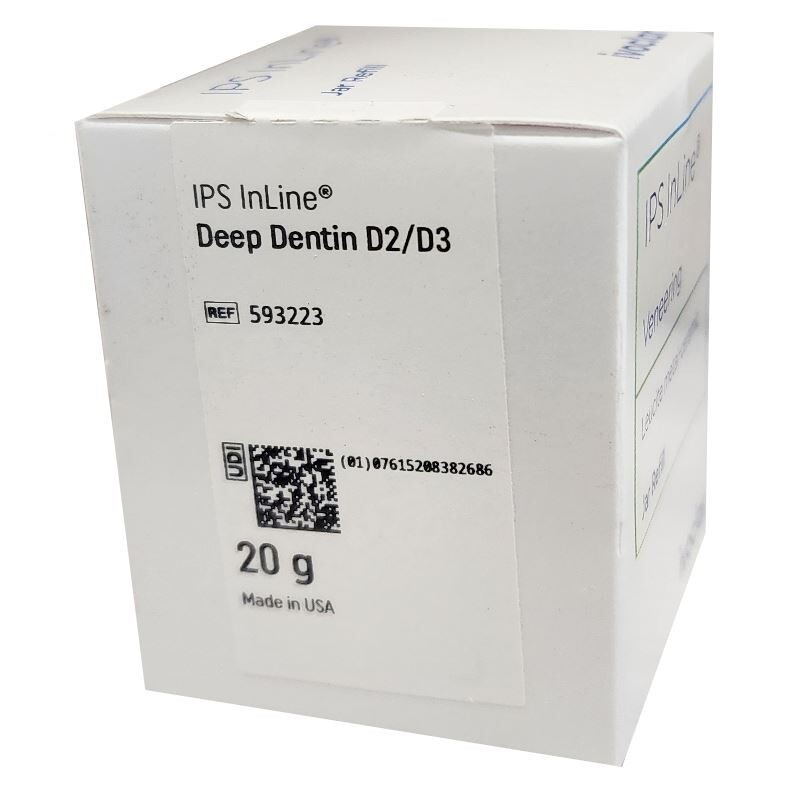 *1-Pack* Ivoclar Vivadent IPS InLine Deep Dentin A-D D2/D3 20g Refill 593223