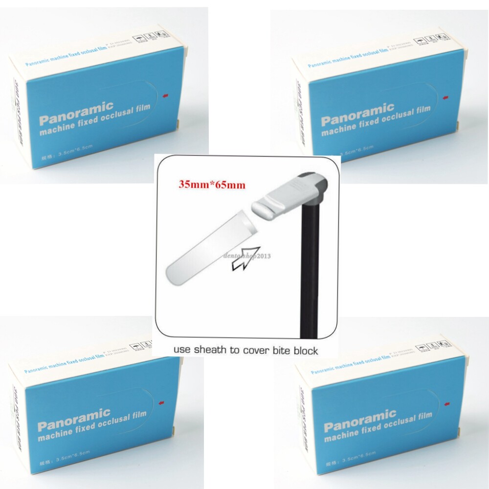 4Box X-Ray Bite Block Sleeves For CBCT Digital Panoramic Dental Disposable Cover