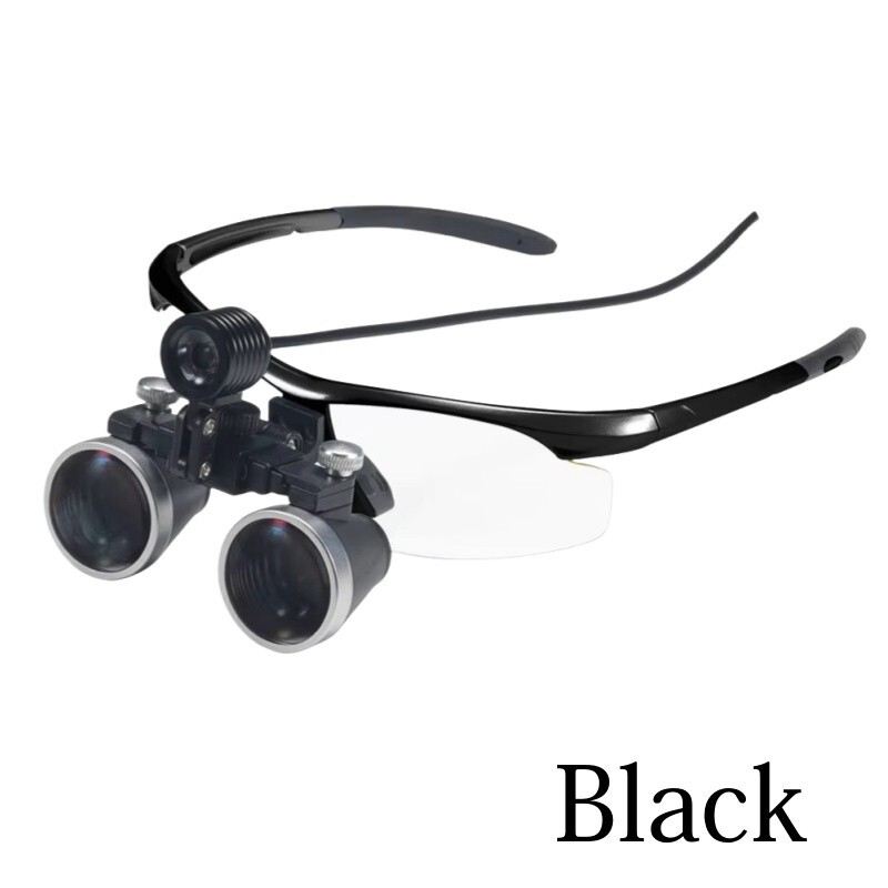 Dental 3.5X Medical Surgical Binocular Loupes Magnifier with LED Headlight USA