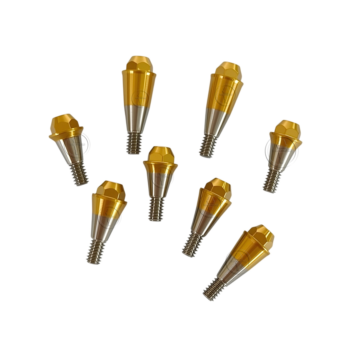 12 pcs Multi unit straight abutment fits to Den-tium superline platform D4.5/5.5