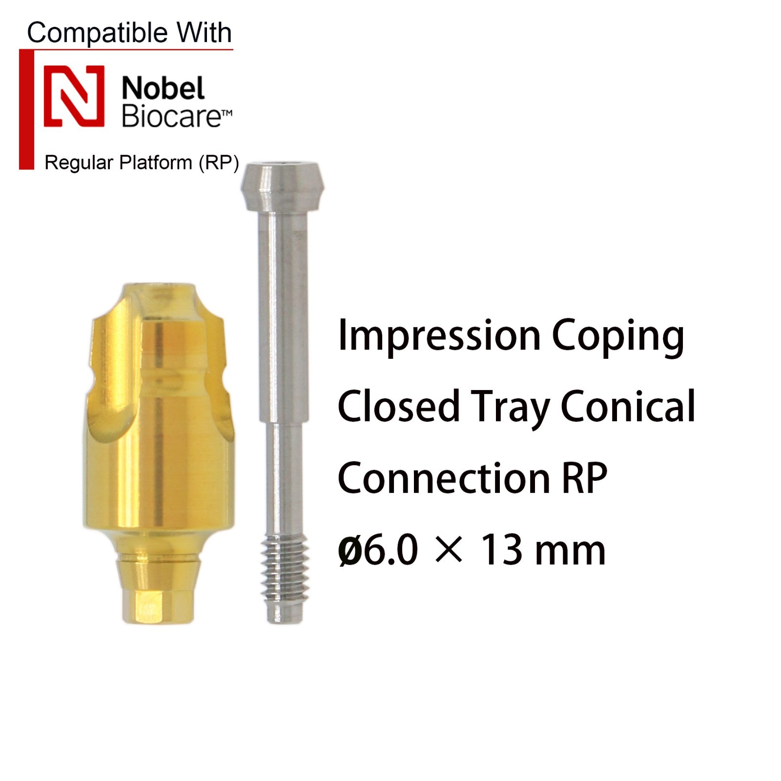 US Dental Impression Transfer Scan Body Coping Open Closed Tray NP RP fit Nobel