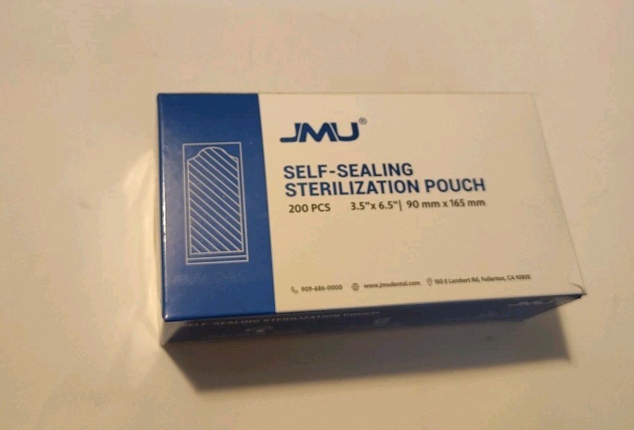 1000pcs Self-Sealing Sterilization Autoclave Pouch 3.5×6.5″ Blue Sterilizer Bags