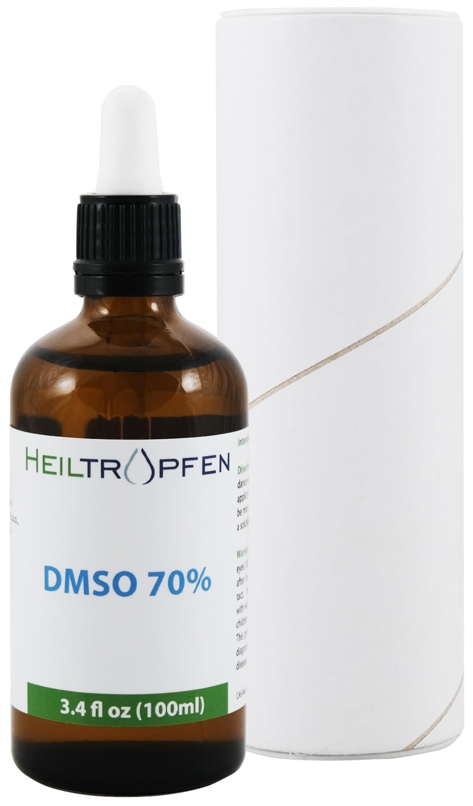 70% DMSO Liquid – Pharmaceutical Grade, High Purity, Low Odor, 3.4 Oz (100ml)