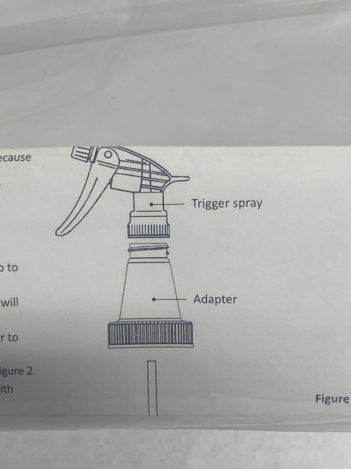 (20/Cs) SP BEL-ART Polypropylene Trigger Sprayers w/ 53mm Adapters 116200050