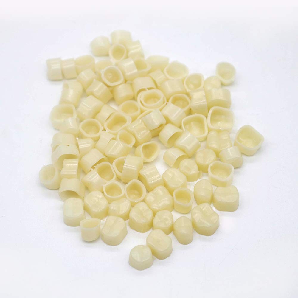 100 PCS Mixed Dental Temporary Crown Kit Anterior Front & Molar Posterior 50 …