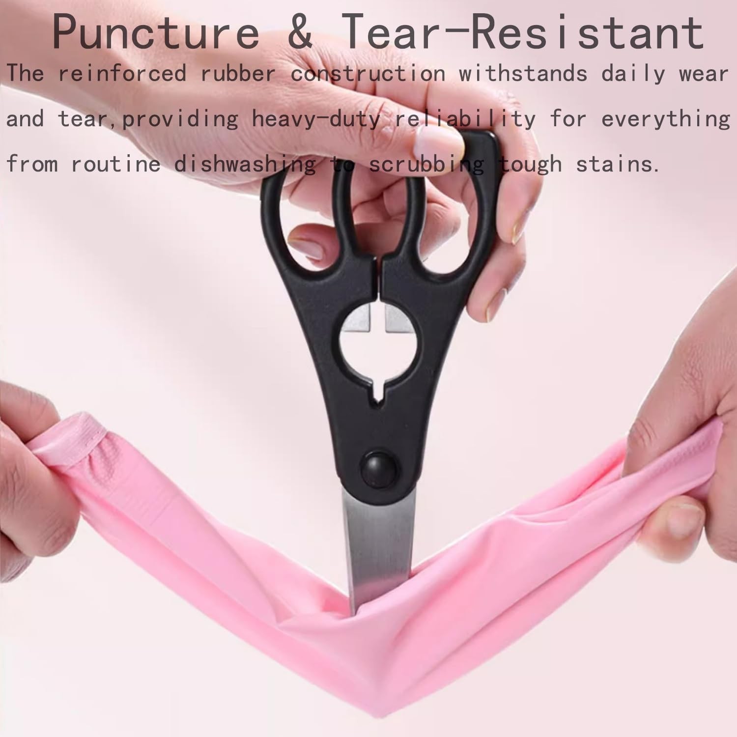 Dishwashing gloves Medium rubber dish gloves for women cleaning 3 Pairs pvc K…