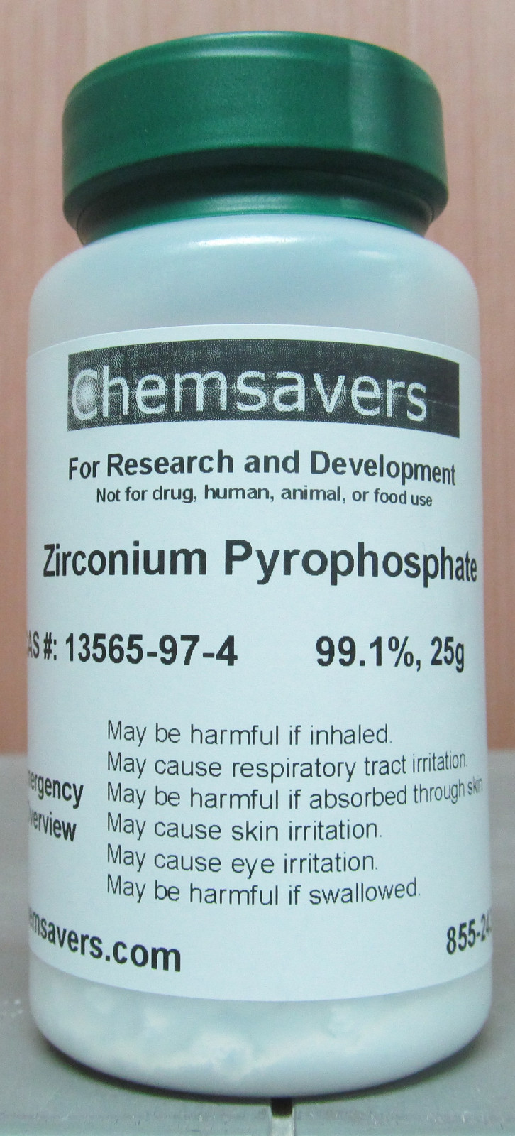 Zirconium Pyrophosphate, 99.1%, 25g