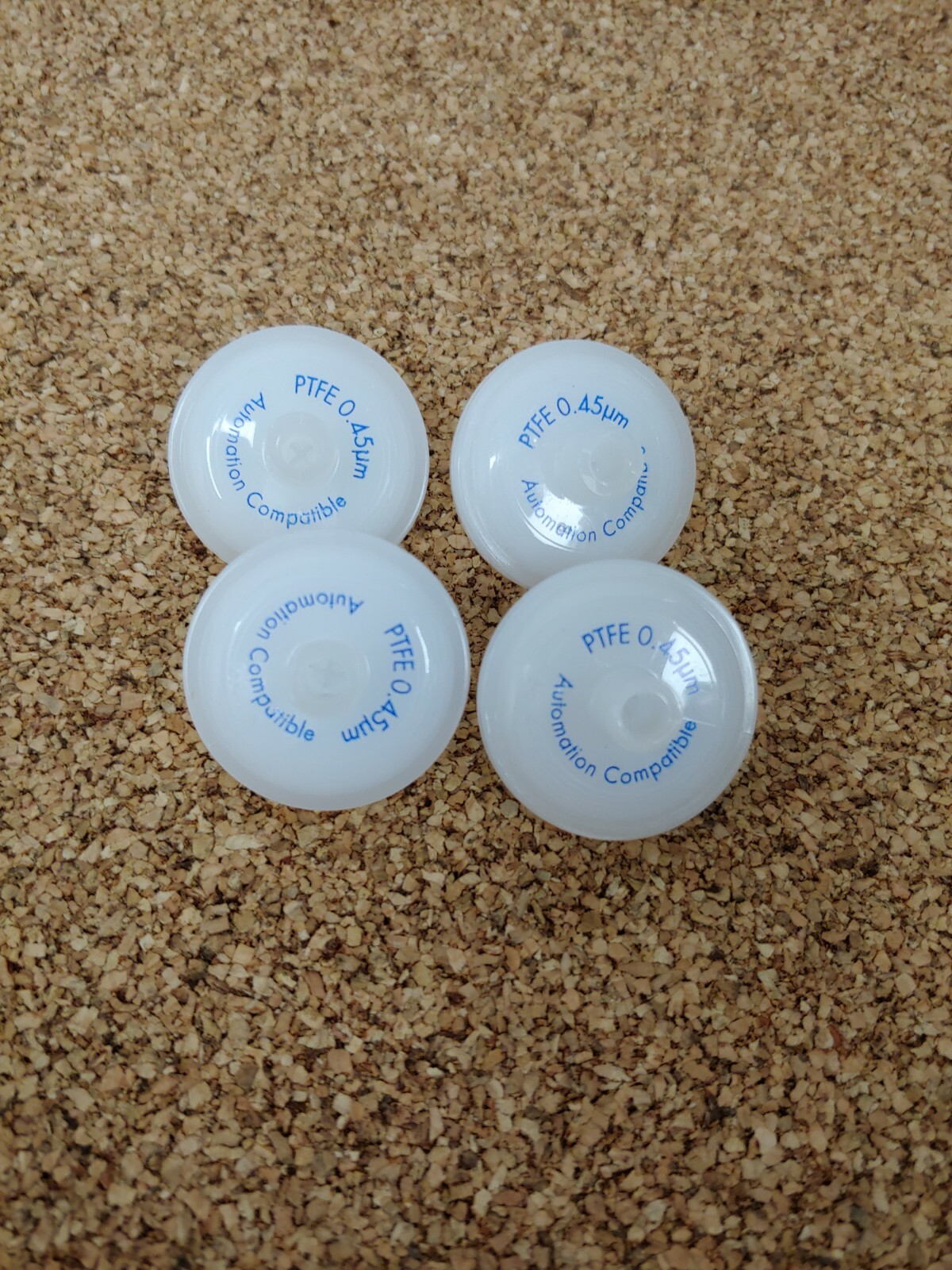 4 Millipore Syringe Filter PTFE Hydrophobic.0.45um Pore Size