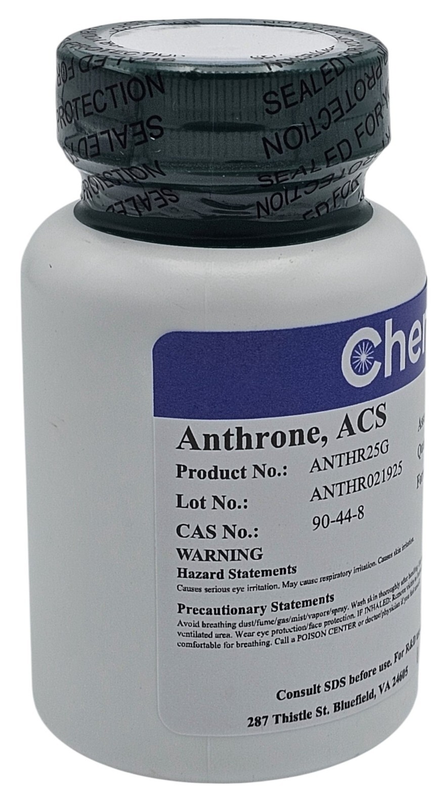 Anthrone, ACS, 94%, Certified, 25g