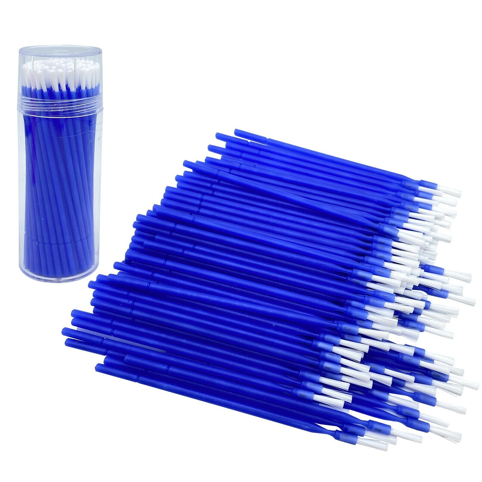 100 Pcs/Pack Dental Disposable Single Gingival Brushs Micro Applicator Blue/Pink