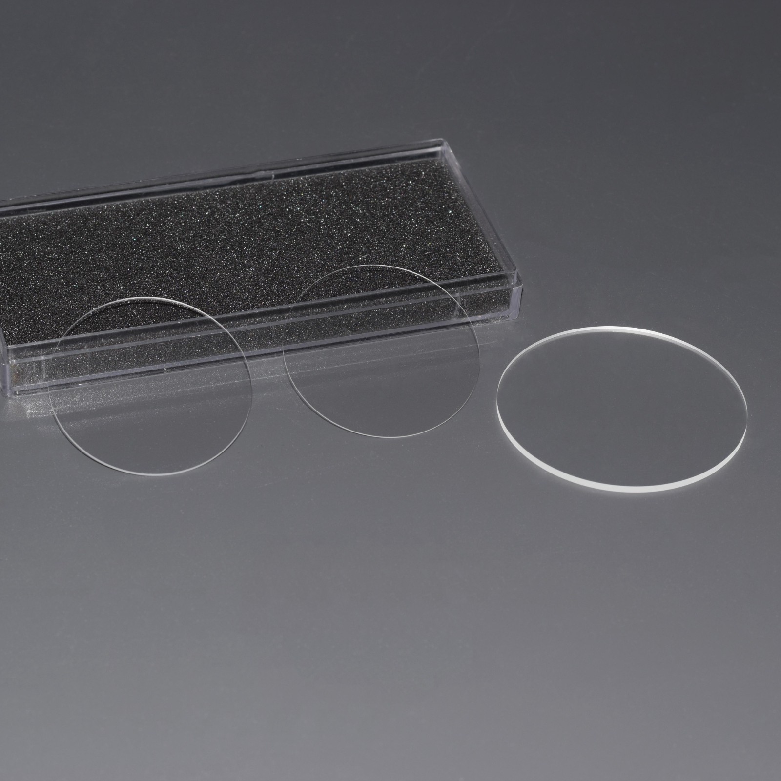 D100x0.1/0.2/0.5mm Quartz Glass Wafer Ultrathin JGS2 Fused Silica Single Crystal