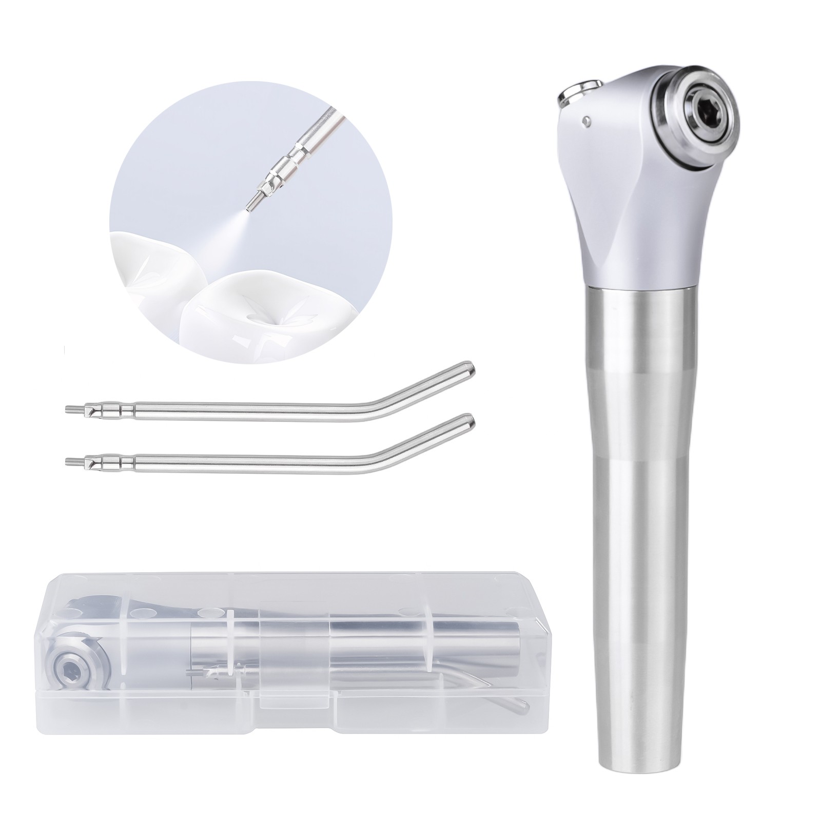 3PC Dental Air Water Spray Triple Syringe – 3-Way Handpiece with 6 Nozzle Tips