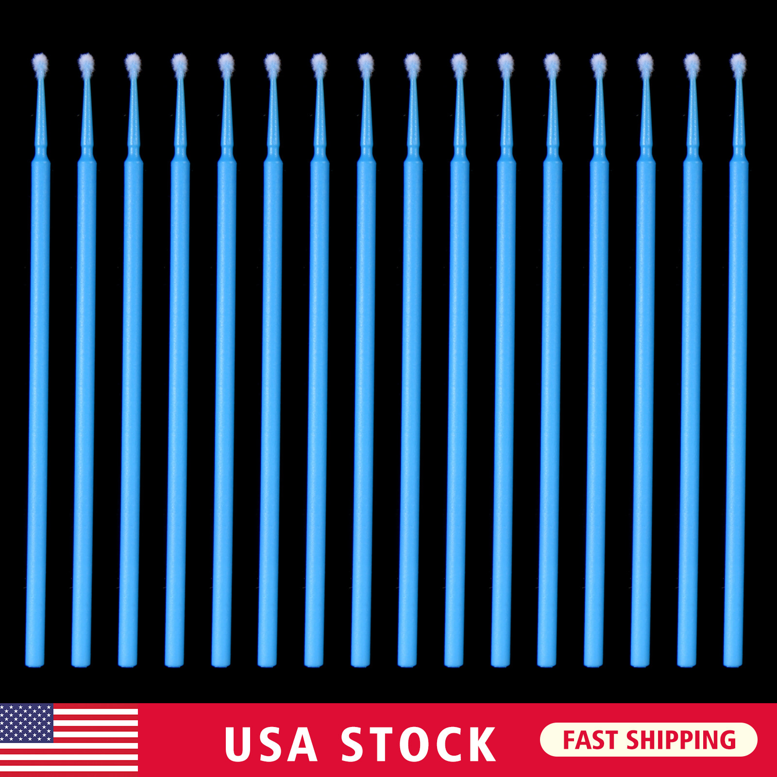Dental Micro Brush Disposable Materials Tooth Applicators Regular Blue 2.5mm
