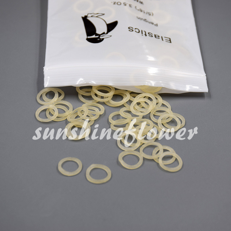 1 Pack 100 Pcs Dental Orthodontic Elastics Braces Rubber Bands 15 Sizes 3 Forces