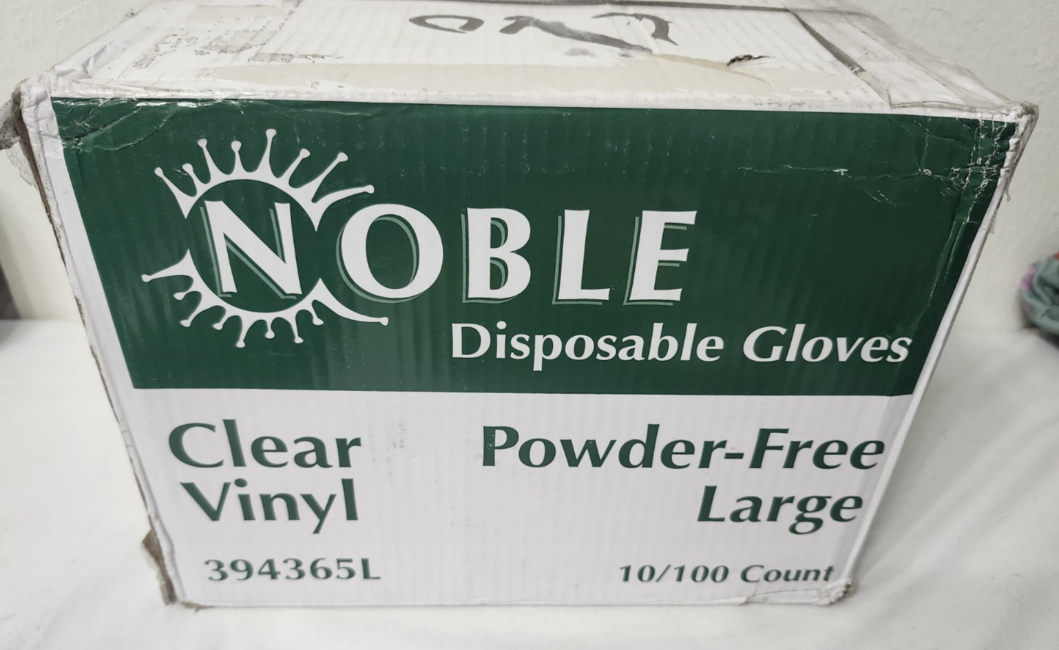 Case of Noble Latex Powder-Free Gloves – Large (394365L)