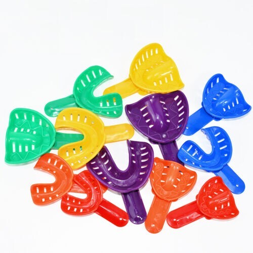 Dental Ortho Impression Trays Perforated Disposable for child/adult (12/bag)