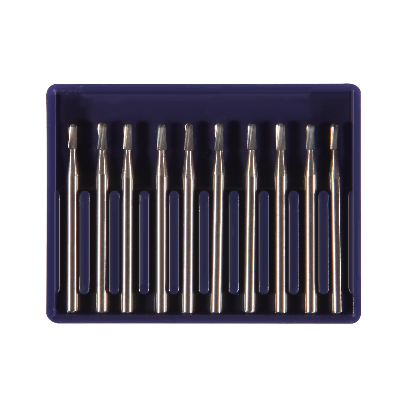 10Pcs Dental Tungsten Carbide Burs Pear-Shaped Tungsten Steel FG 245 Drills st