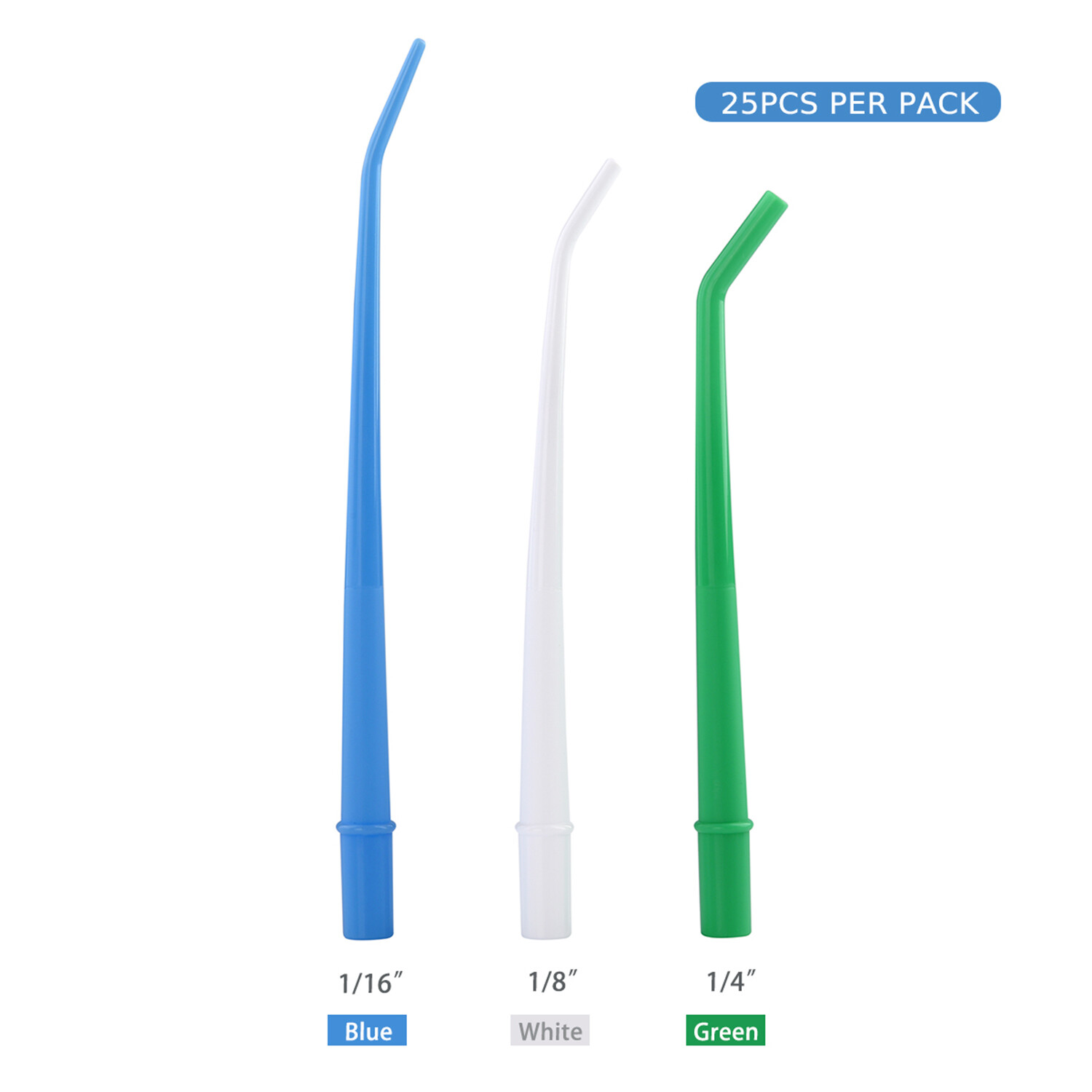 Dental Disposable Surgical Aspirator Saliva Suction Tip Tube,50pcs(2 Bags)