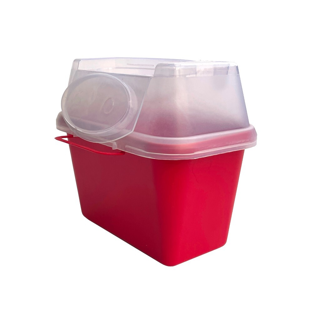 SHARPS CONTAINER 1 & 2 QUART/LITER -Needle Disposal Phlebotomy Tattoo Dental
