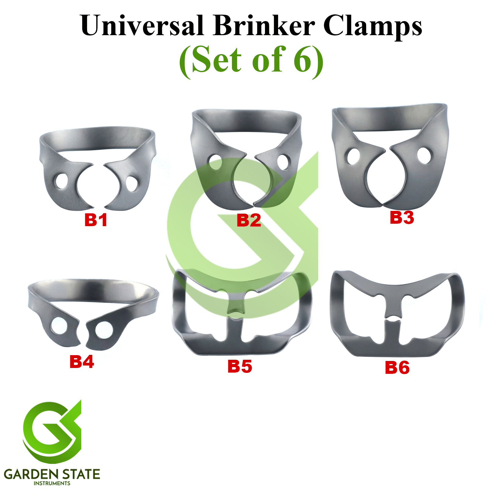 Dental Universal Brinker Tissue Retractor Clamps Rubber Dam Stokes Clamp Forceps