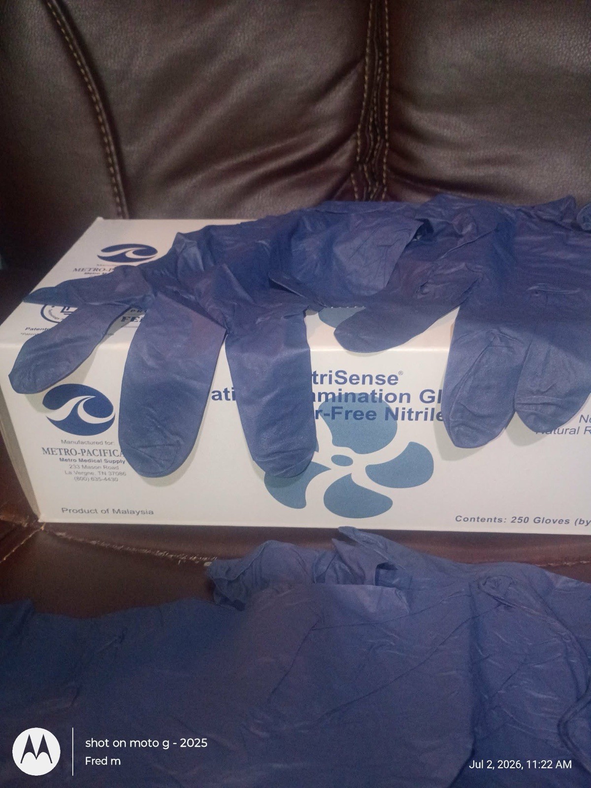 Nittisense Powder-free Nitrile Gloves