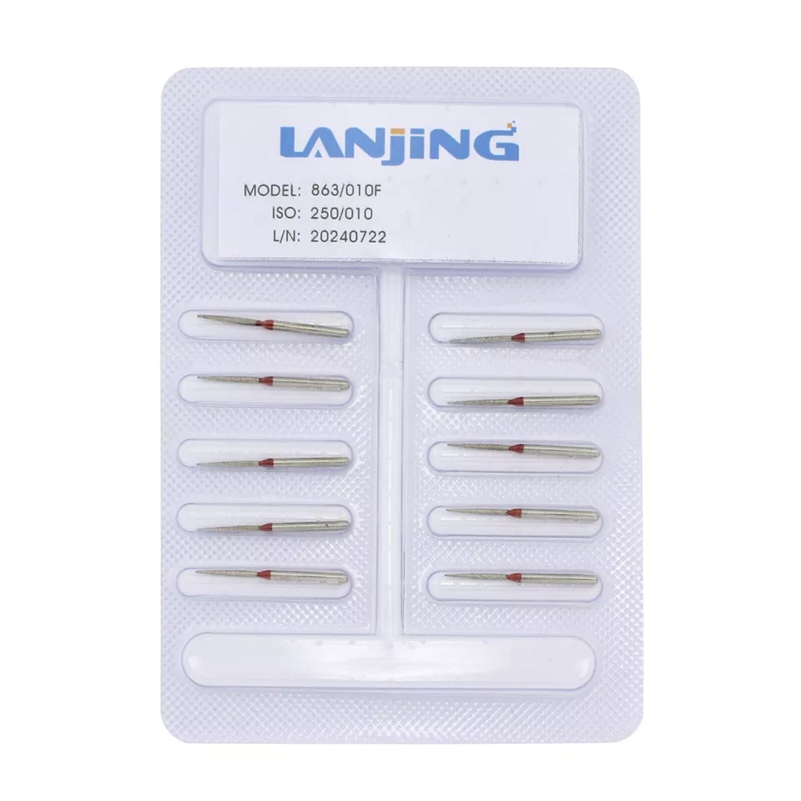 Dental Diamond Burs FG Flame Shape Extra Fine Coarse High Speed Friction Grip