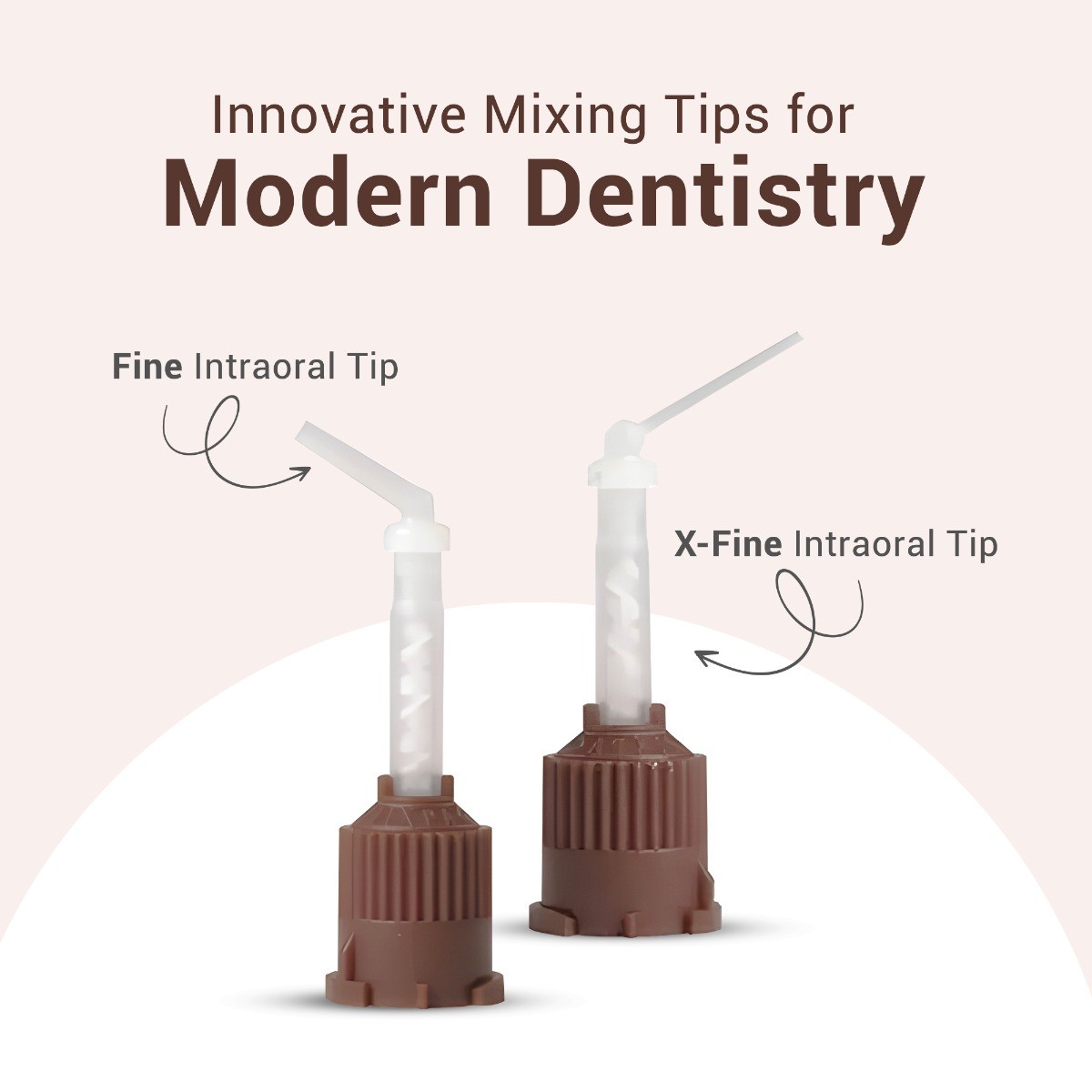Cotisen High Performance Mixing Tips Brown Pack Of 50