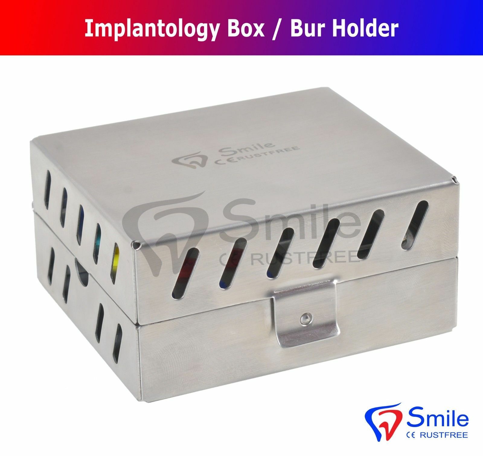 Dental Surgical Instruments Empty Sterilization Box for Surgical Implant Tools