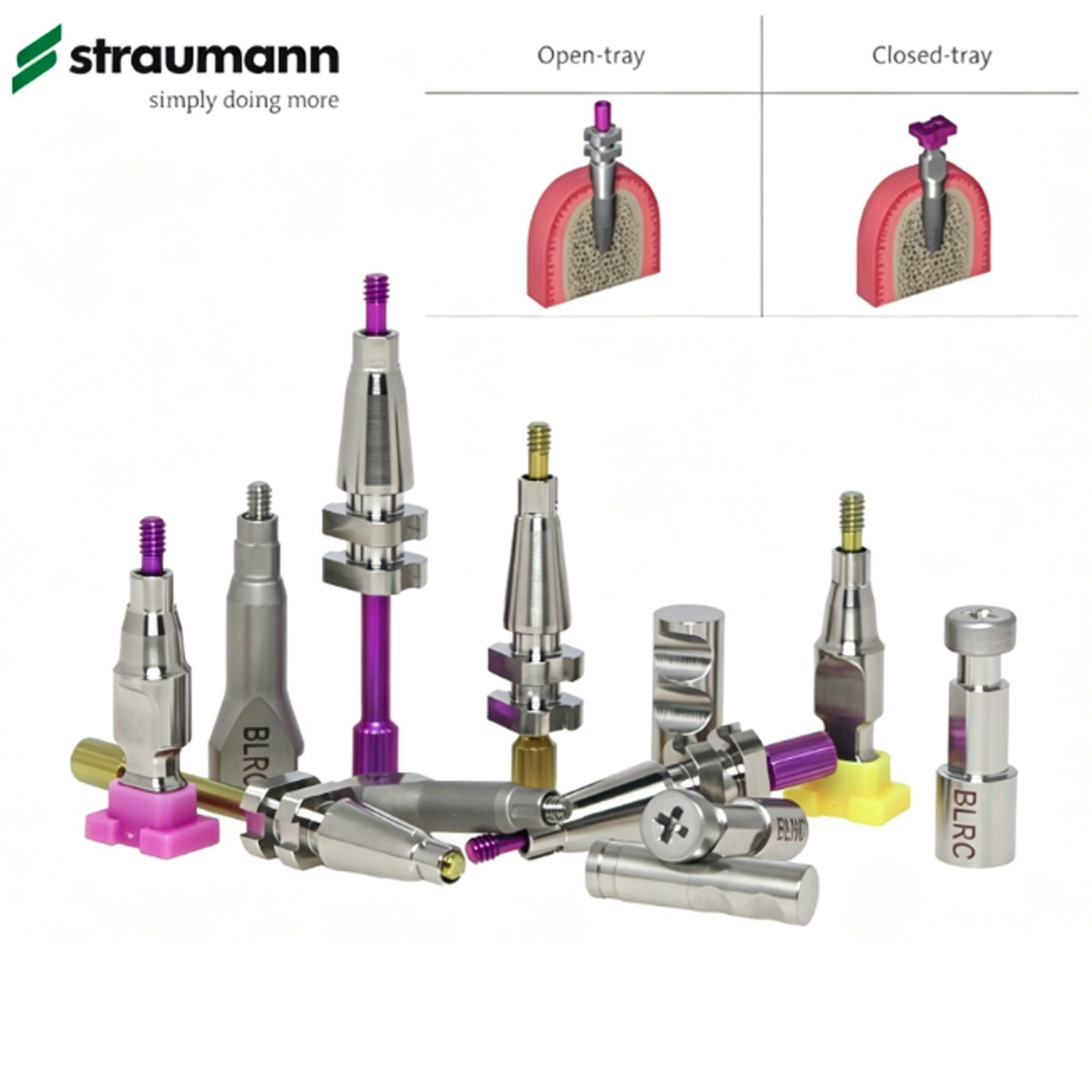 US BL/BLT Implant Open/Closed Tray NC/RC Impression Coping For ITI Straumann