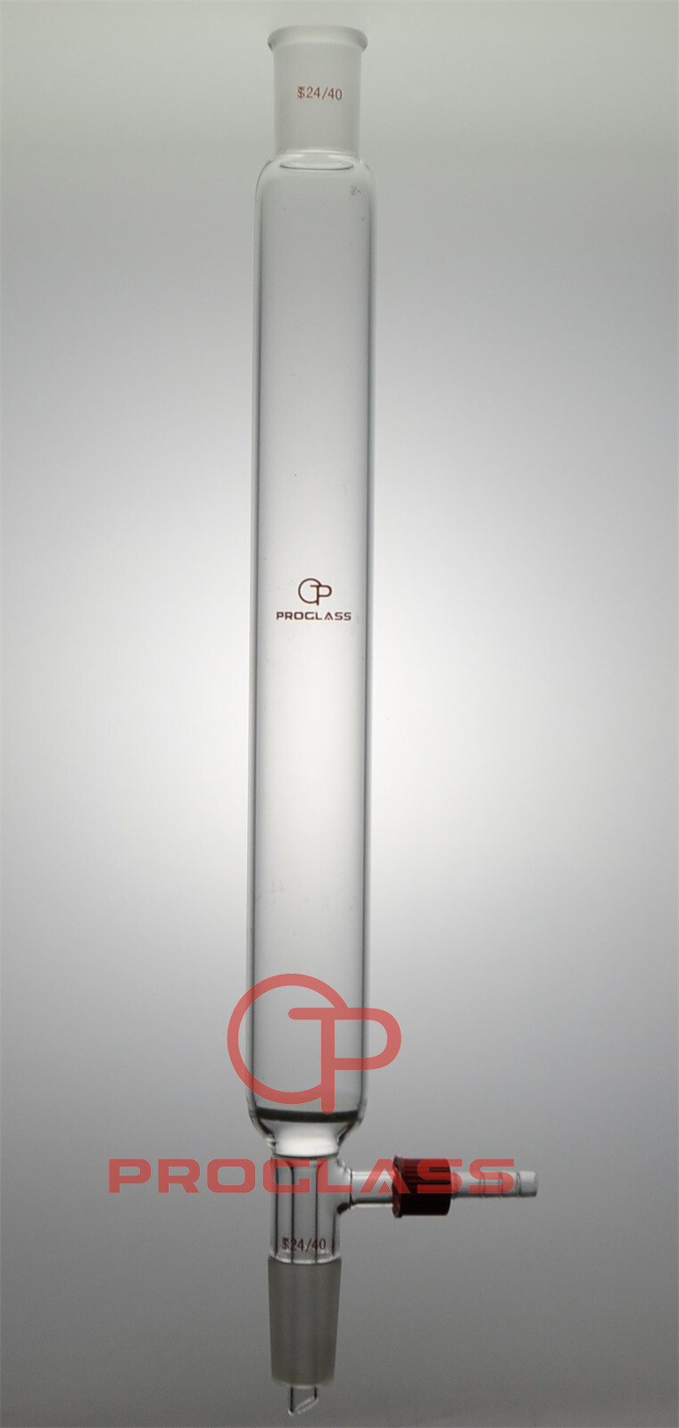 Lab Fritted Chromatography Column 40mm=OD 24/40 Joint with removable hose