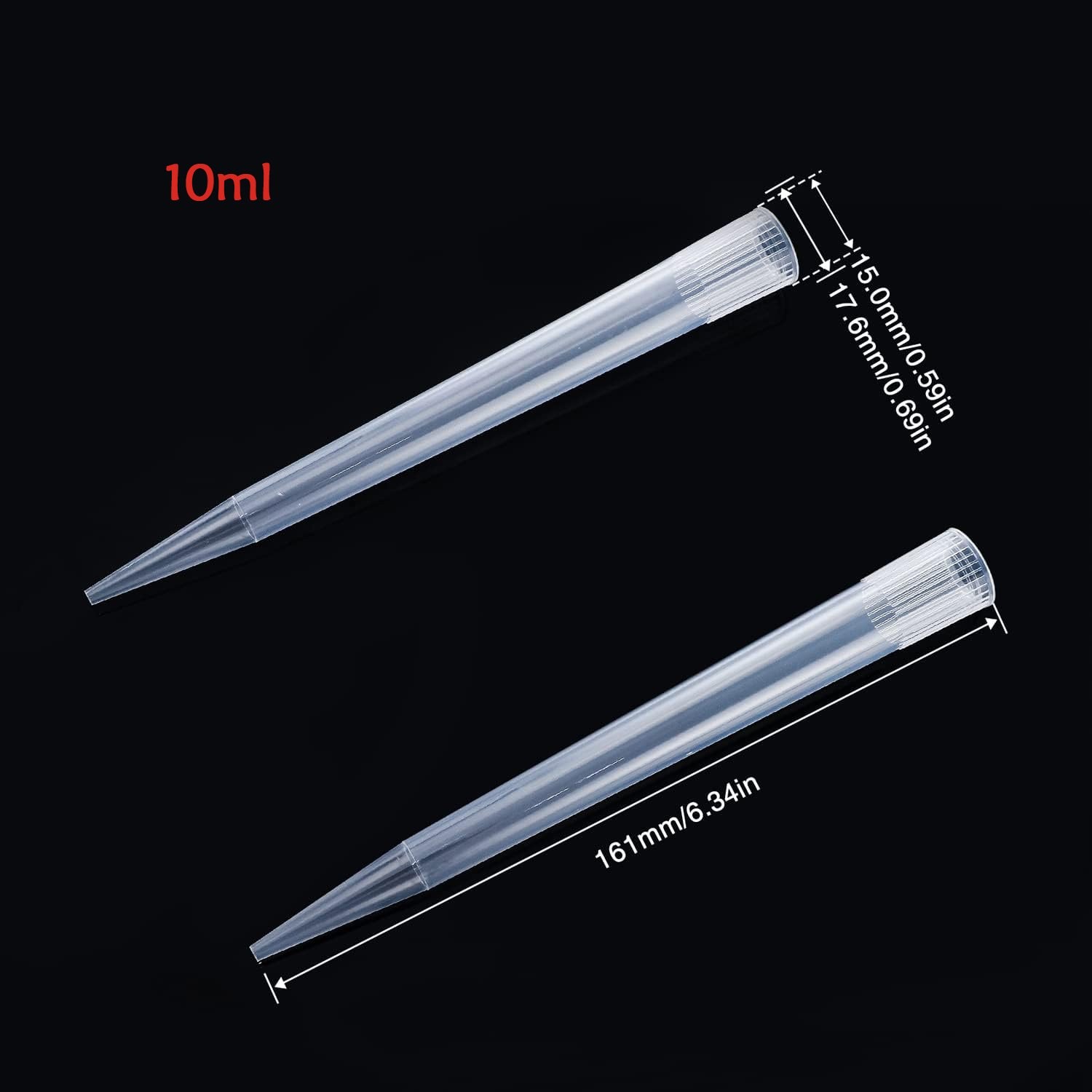 100pcs Laboratory Pipette Tips 5ML 10ML Micropipette Tips Disposable Universal