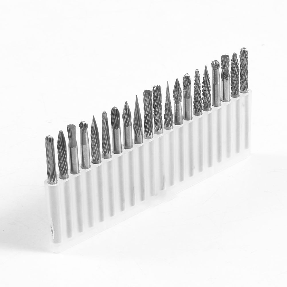 5 Set Dental Engraving Carbide Cutter Polisher Rotary Engraving 3mm Shank Tool