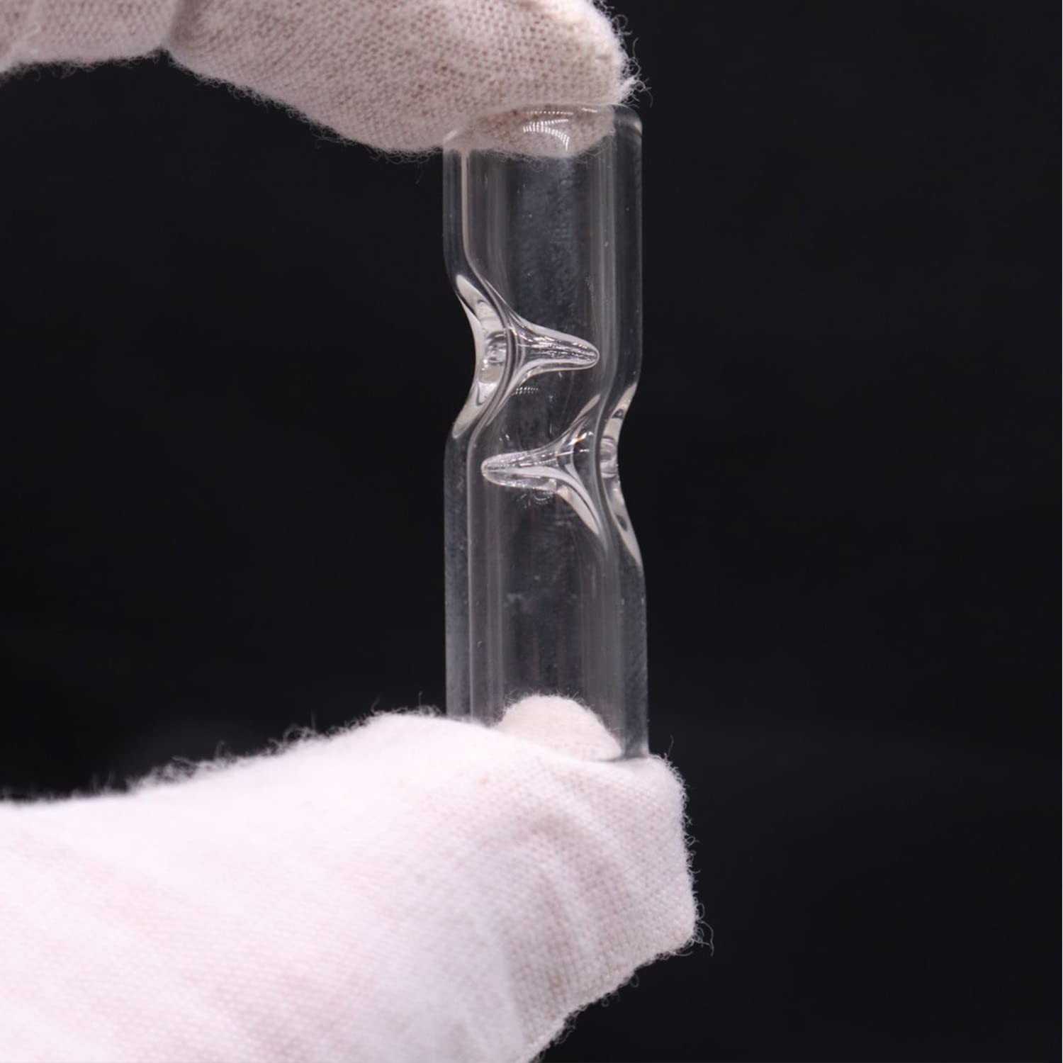 Reusable Glass Filter Tips Mouthpieces, Glass Tip Ø9mm Outer Diameter 35mm Leng