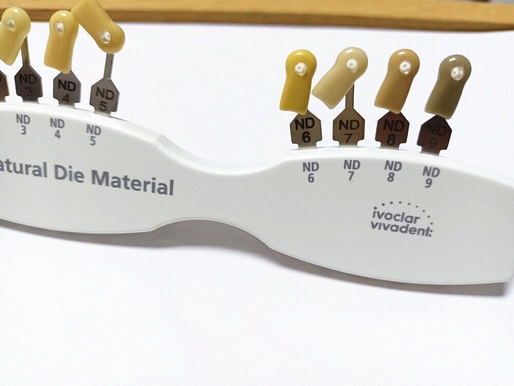 Dental IPS Natural Die Material Shade Guide Ivoclar Vivadent ND1-9 Abutment