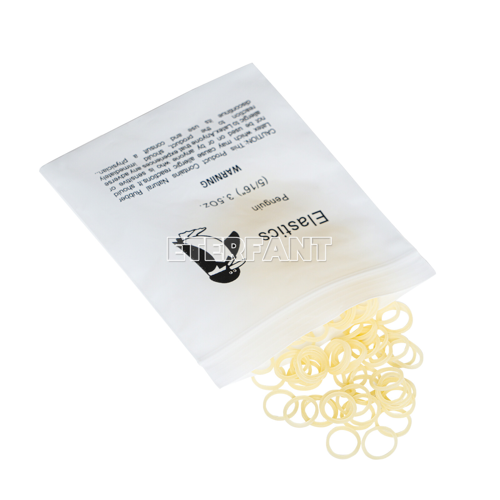 10XETERFANT Dental Ortho Rubber Bands Elastic Latex Braces 6.5oz 1/4 5000pcs/box