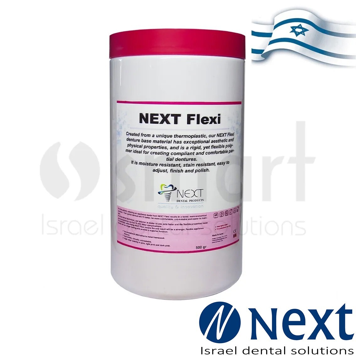 Next Flexi Dental lab Flexible Thermoplastic injection Dentures Material Pink
