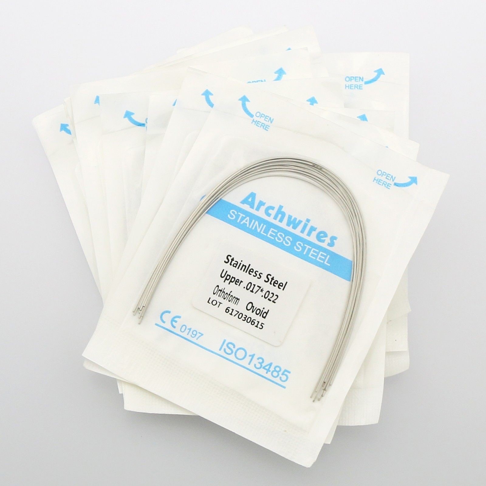 Dental Orthodontic Arch Wire Stainless Steel Rectangular alambre arco Ovoid