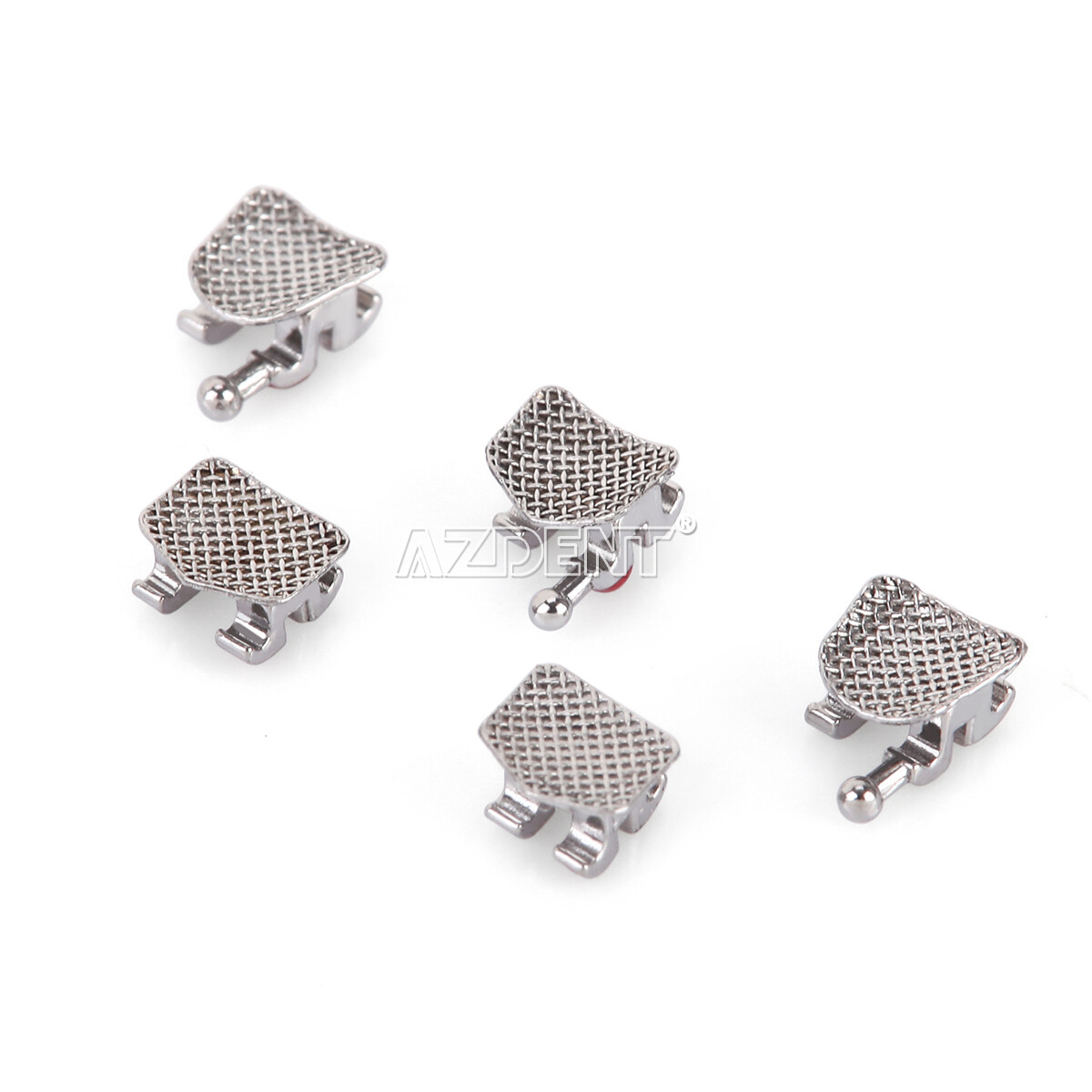 US 20Pzas Dental Ortodoncia Soportes de Frenos Mini Roth 022 3-4-5Ganchos AZDENT
