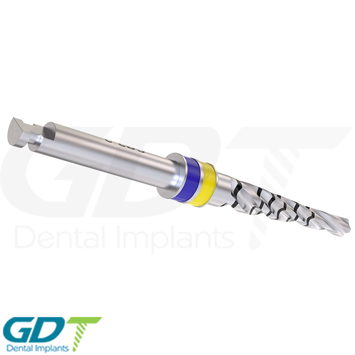 Conical Drill 2.0mm – 3.3mm, External Irri gated, Dental Im plant Sur gical Tool