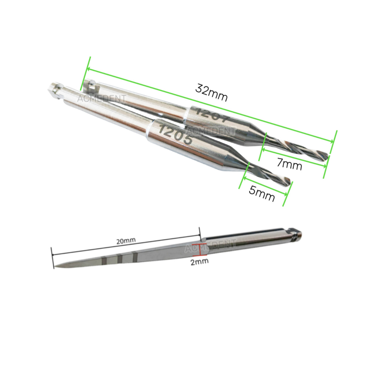 Guide Marking Implant Hole Initial Drill Lance Pilot Reamer Drills Dental