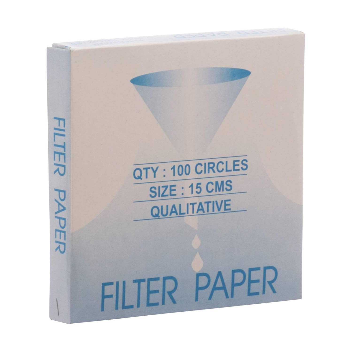 Premium Filter Paper,15Cm,Pack of 100 – Chemistry Filter Paper, Lab Filter Paper