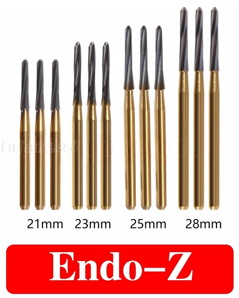 Dental Tungsten Carbide Burs Finishing Polishing Trimming FG Egg Football Flame
