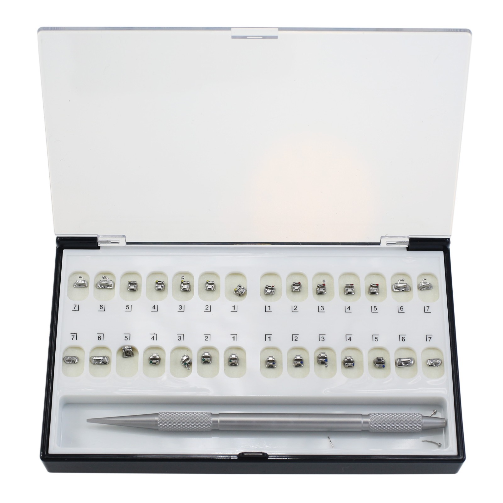 Dental Orthodontic Self Ligating Brackets Buccal Tubes Metal Roth 022 DAMON Q