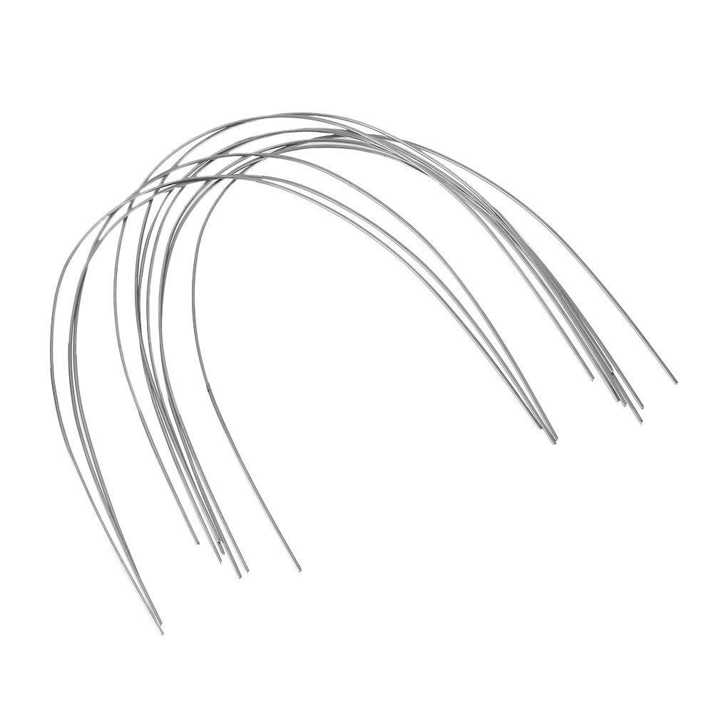10 Niti Arch Wires Ovoid FORM sizes .012» up to .020» pack 10 / N400-series