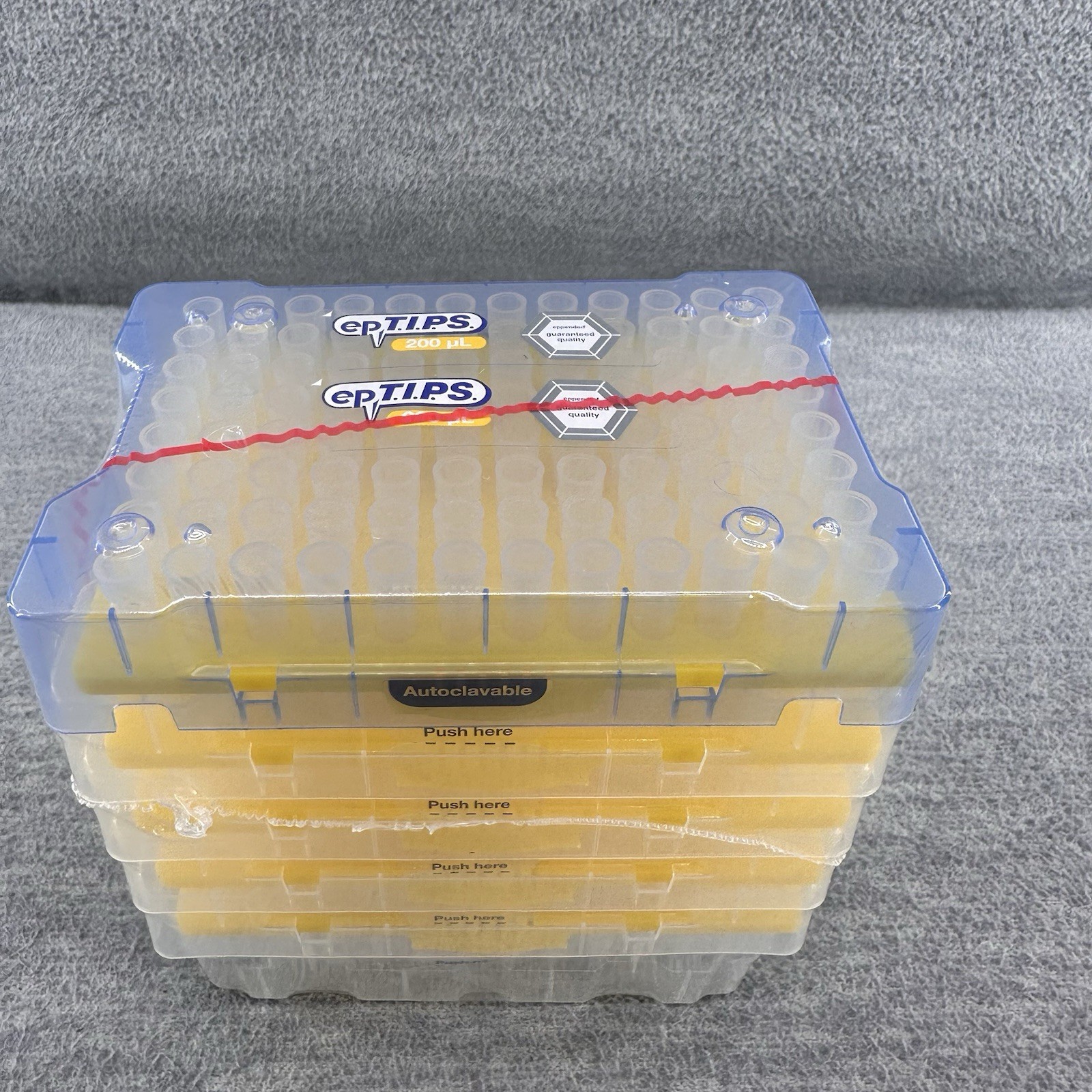 EPPENDORF – Pipette Tips 200 uL epT.I.P.S. Reloads 4 Trays of 96