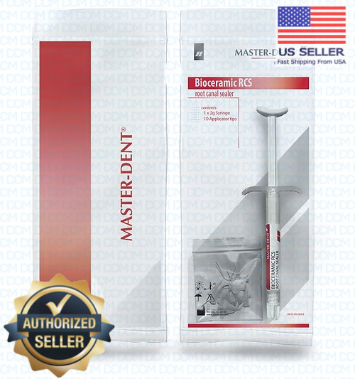 Master-Dent Bioceramic RCS, 1 x 2g Syringe, 10 x Tips – Made in USA #12-692